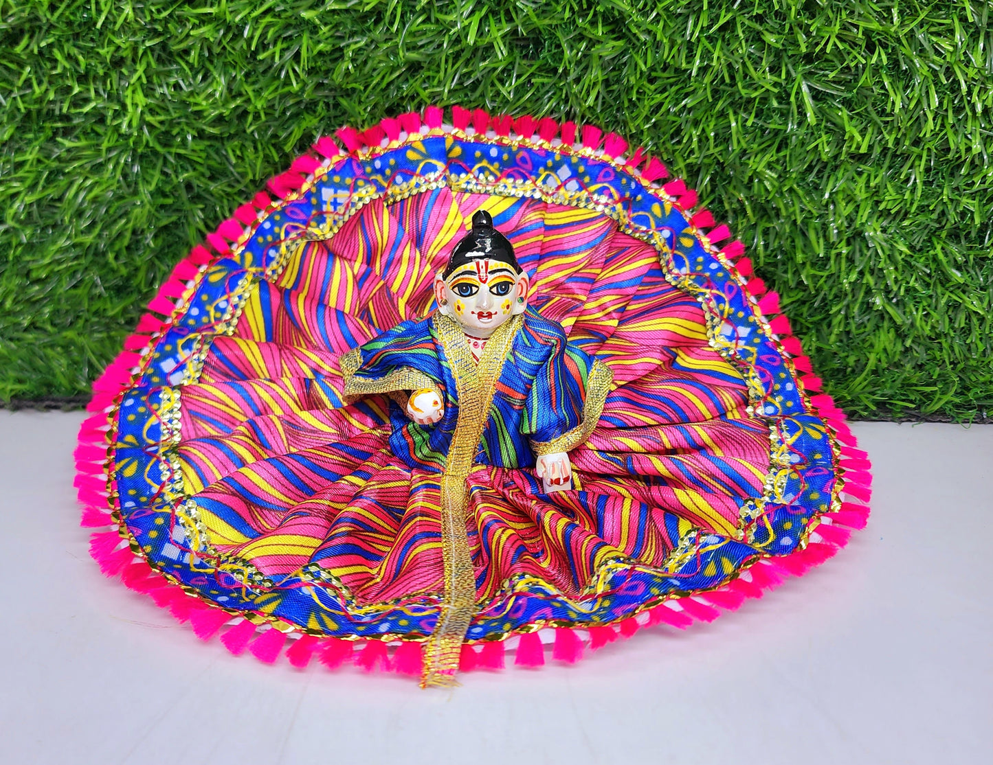laddu gopal lehriya design fancy dress