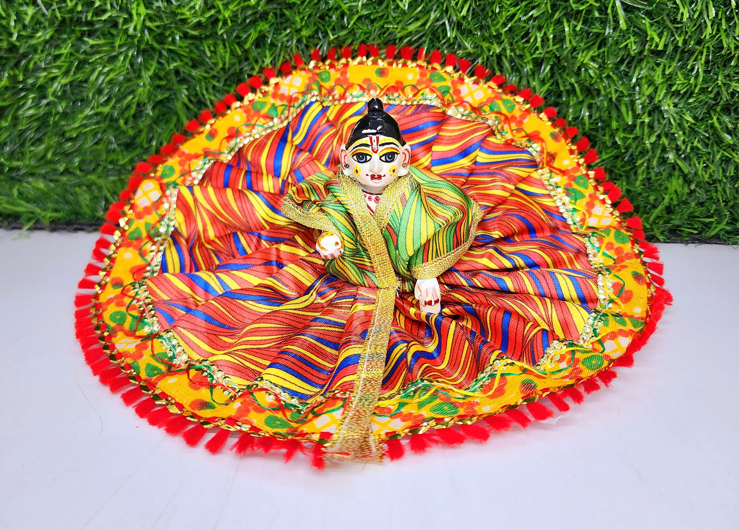 laddu gopal lehriya design fancy dress