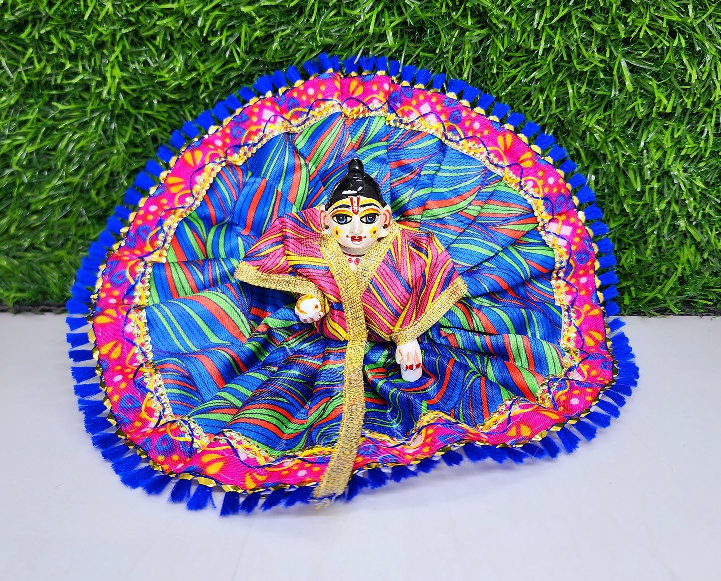 laddu gopal lehriya design fancy dress
