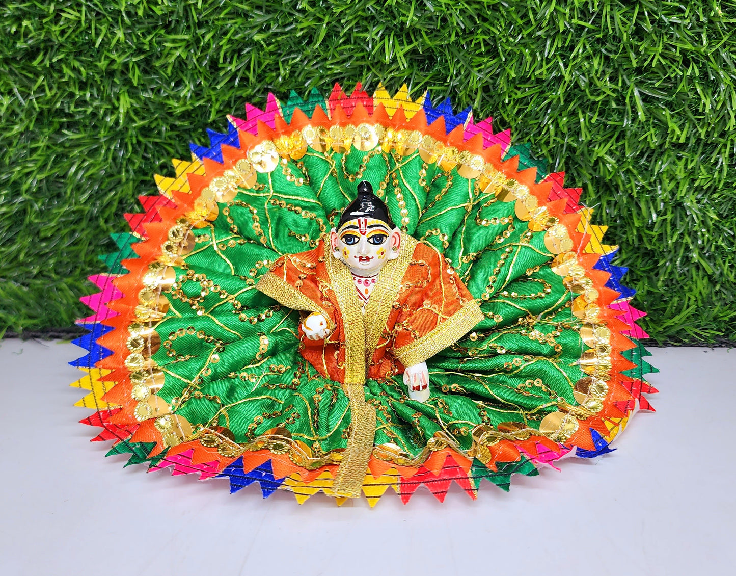 laddu gopal ji heavy sitara kadai fancy dress