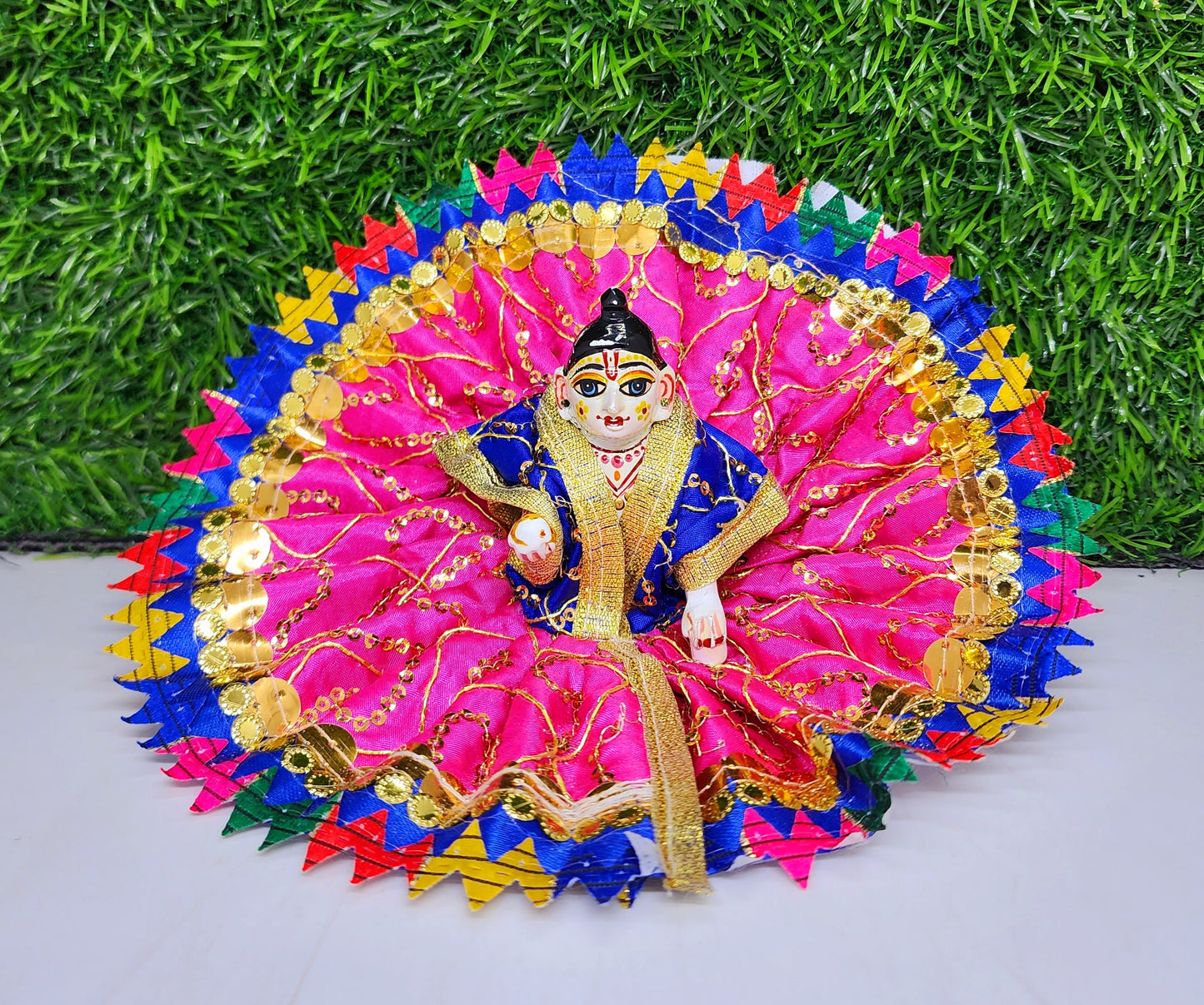 laddu gopal ji heavy sitara kadai fancy dress