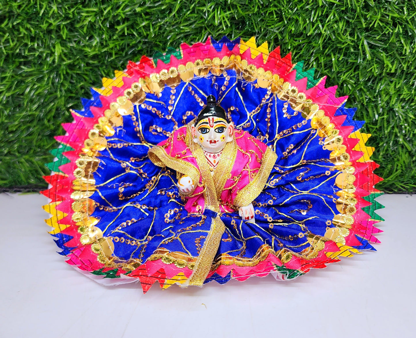 laddu gopal ji heavy sitara kadai fancy dress