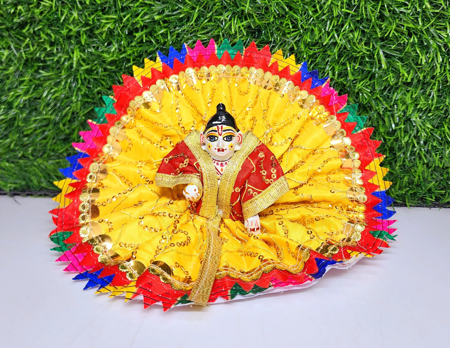 laddu gopal ji heavy sitara kadai fancy dress