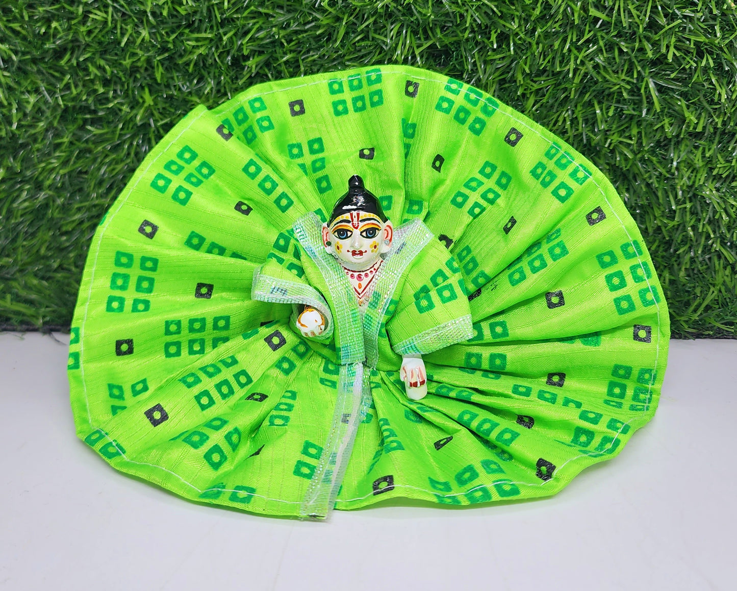 laddu gopal beautifull dabba print fancy dress