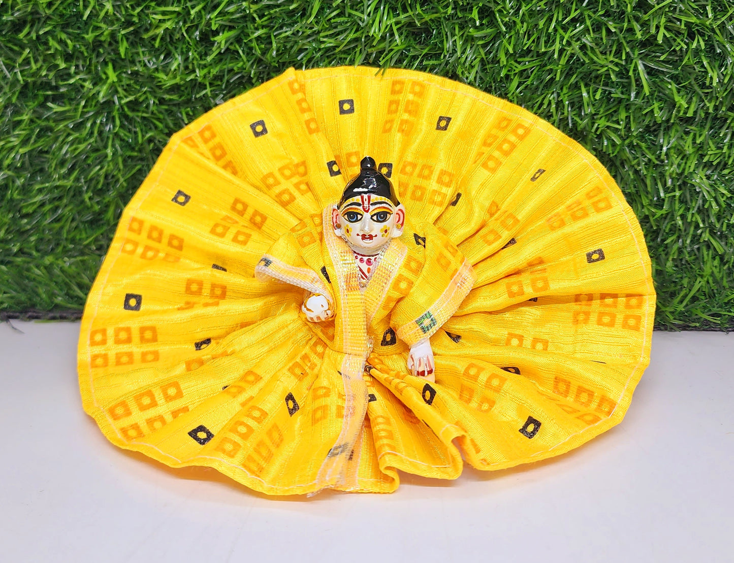 laddu gopal beautifull dabba print fancy dress