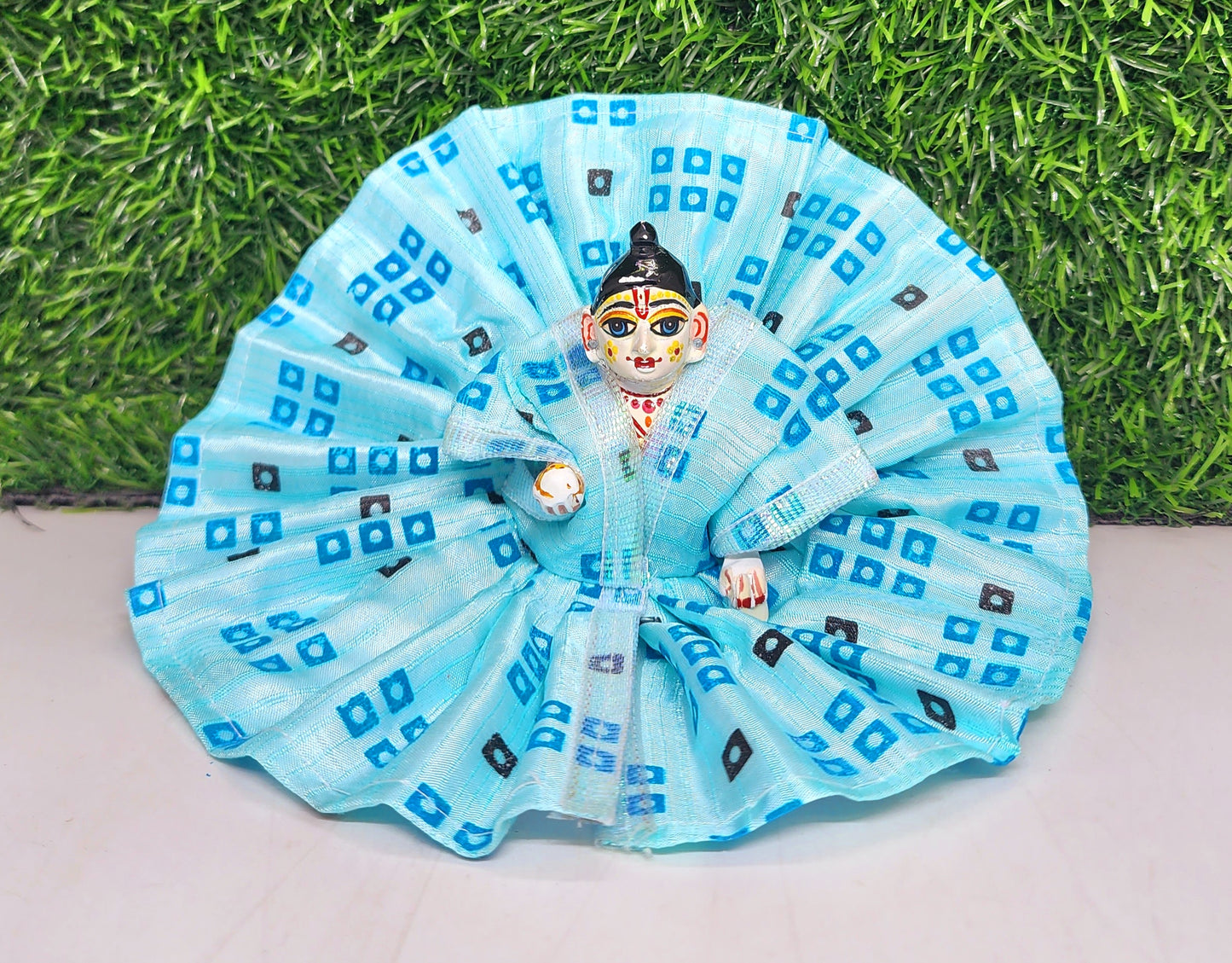 laddu gopal beautifull dabba print fancy dress
