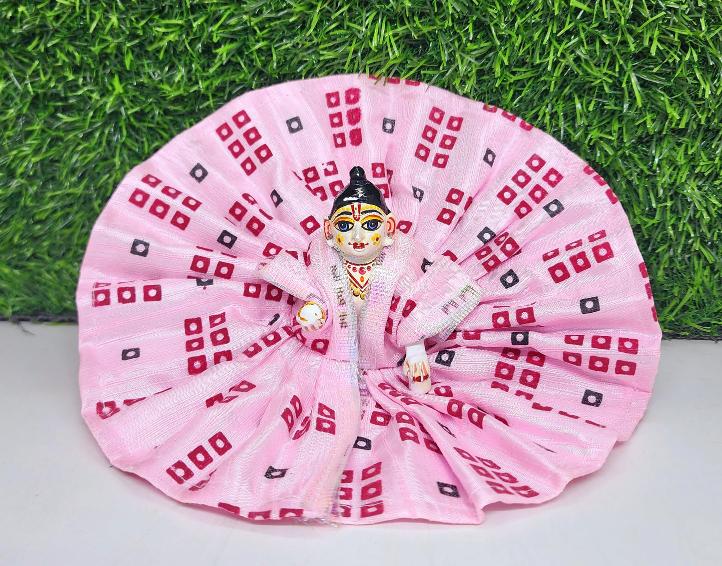 laddu gopal beautifull dabba print fancy dress