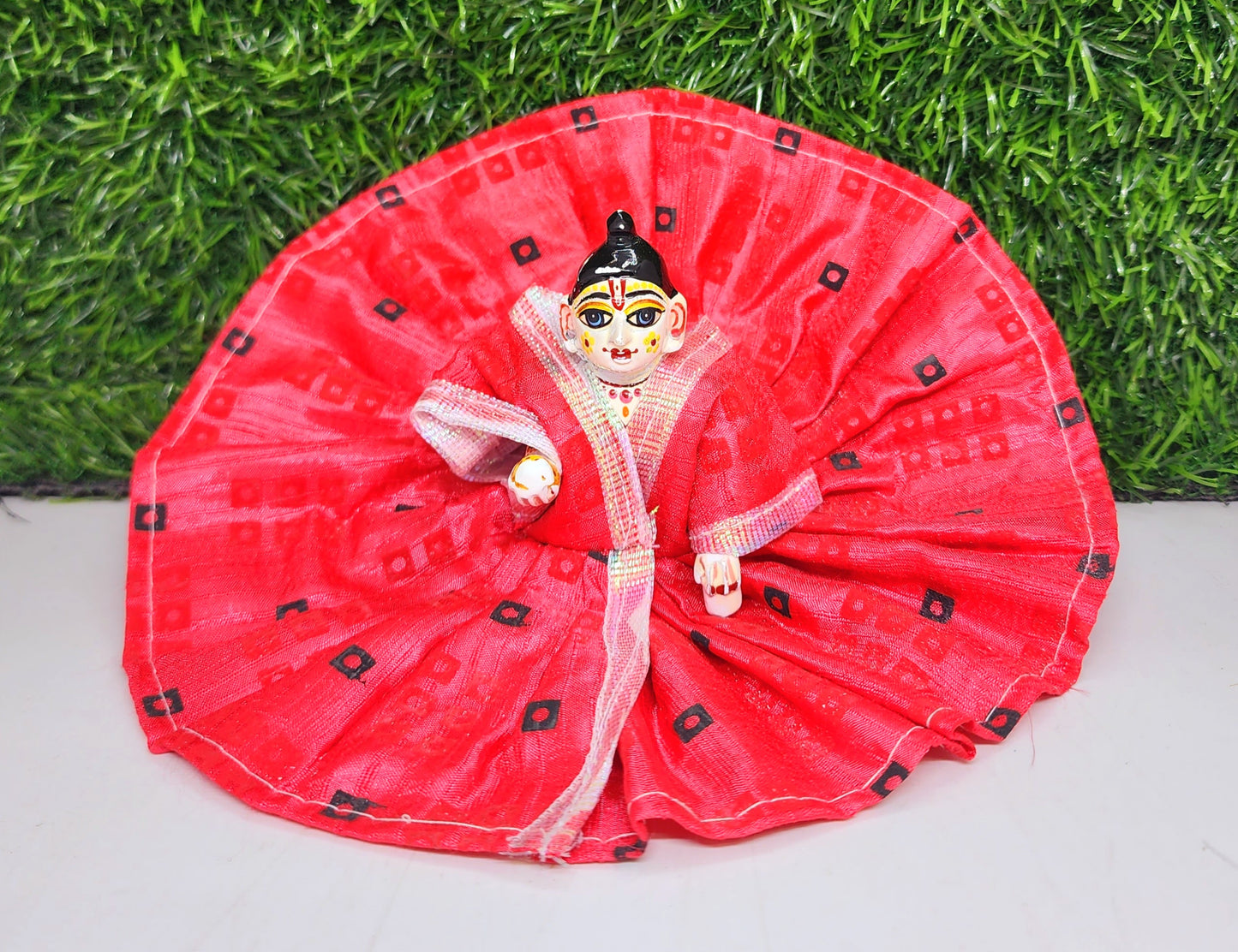 laddu gopal beautifull dabba print fancy dress