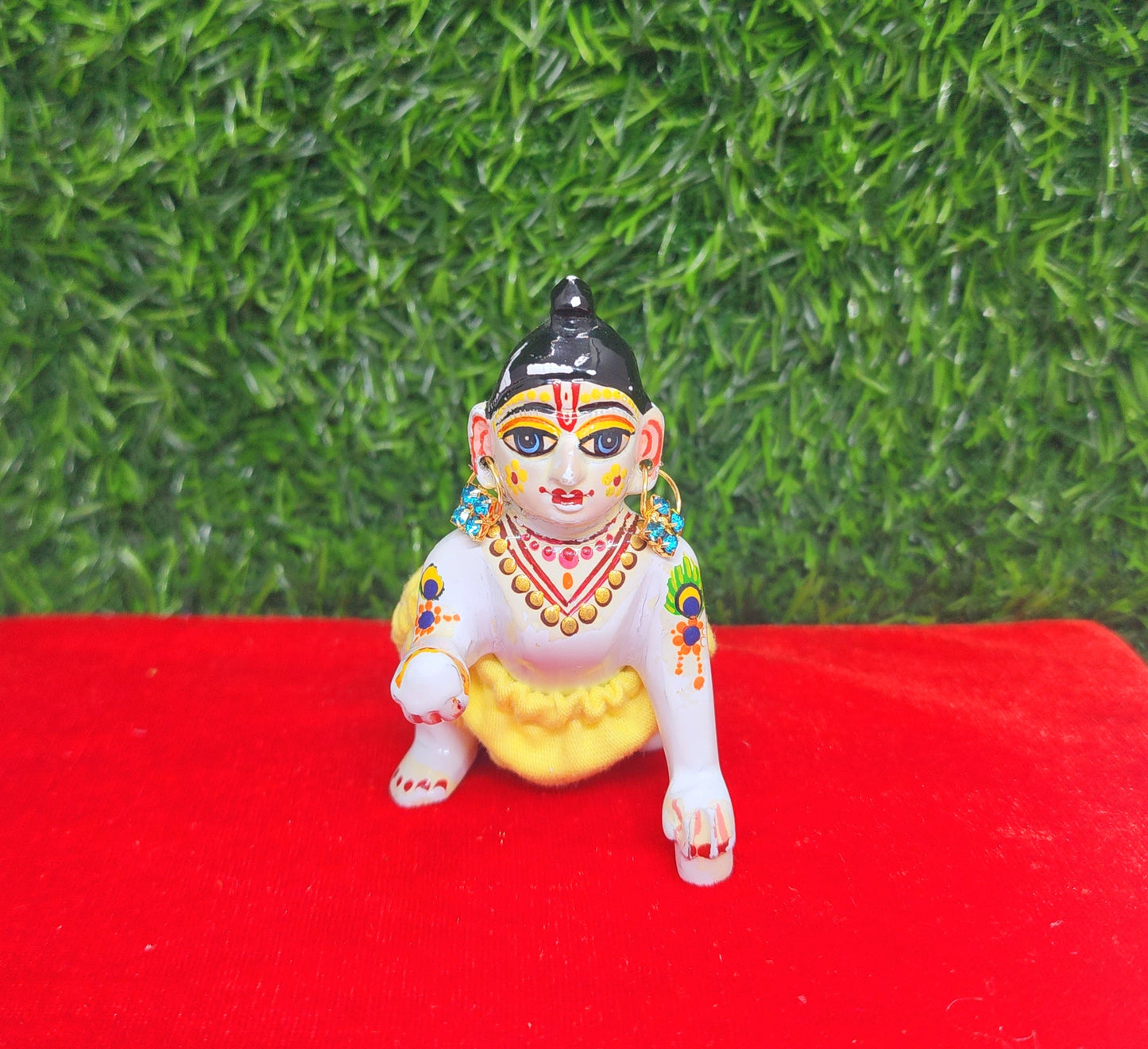 beautiful earring for laddu gopal ji random colour (ER - 10)