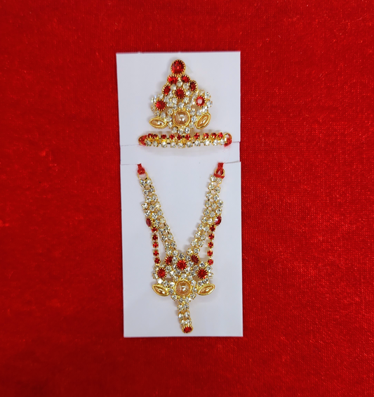 beautifull laddu gopal jewellery set size 2-5 (JS - 3)