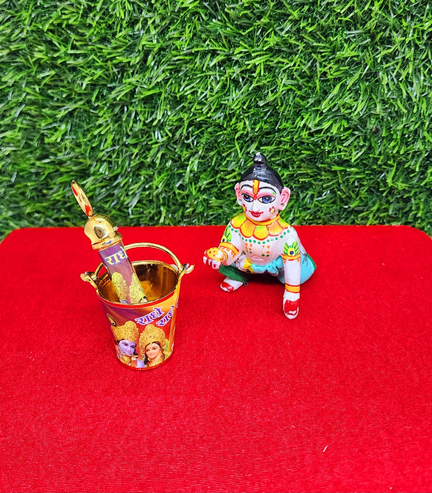 Colorfull Balti Pichkari For Laddu Gopal Ji random colour and prints