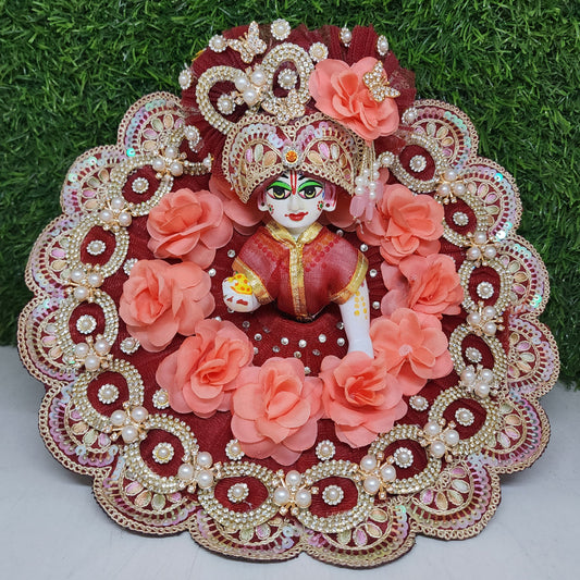 Mehroon dress for laddu gopal ji
