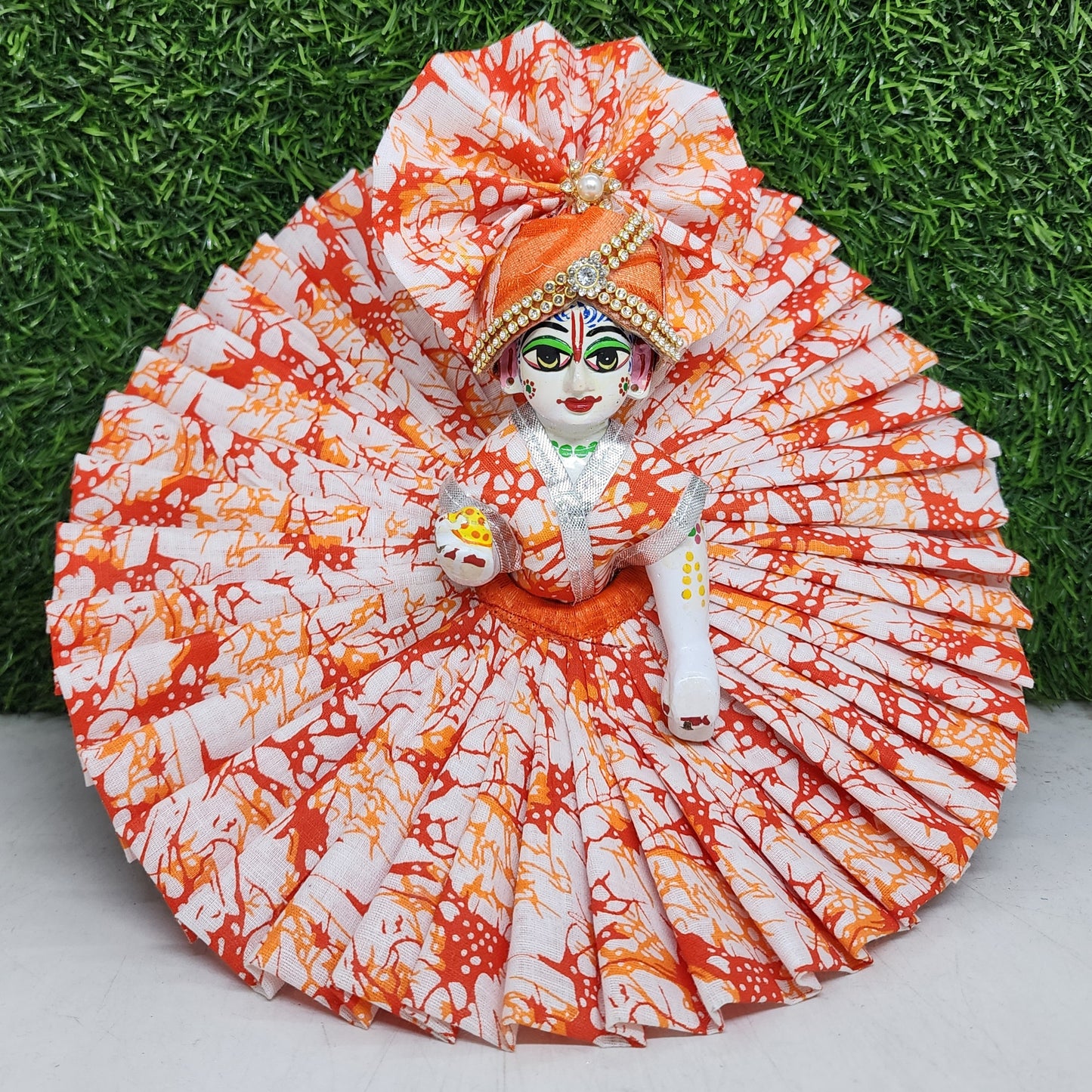 Orange Premium Summer Dress for laddu gopal ji