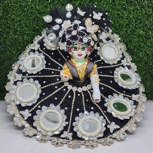Black Mirror dress for laddu gopal ji