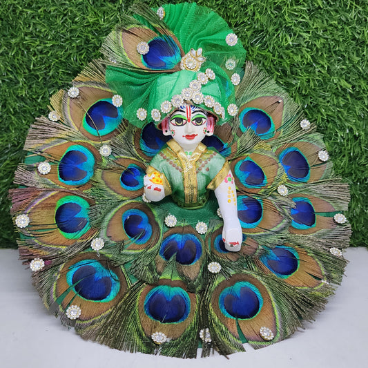 Janmashtami Special Full Morpankh Dress With Pagdi