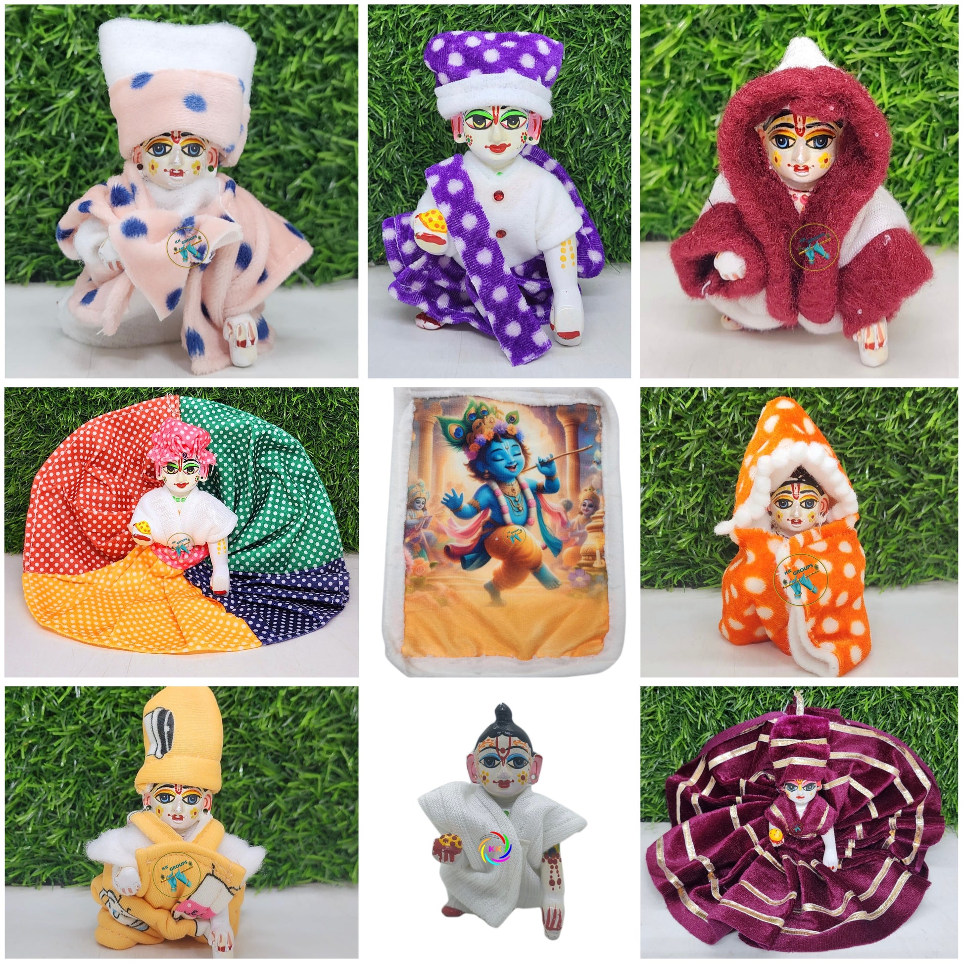 Winter Special Combo Pack of 9 Unique Dresses (Random Color)