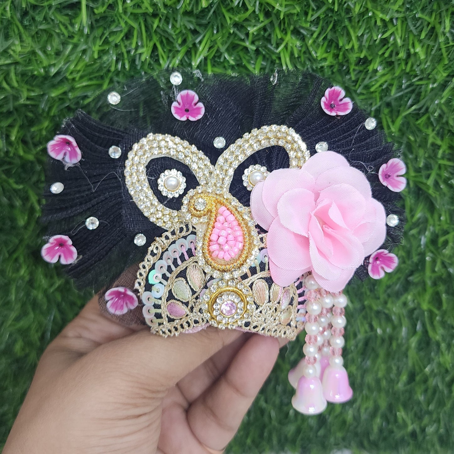 Black pagdi for laddu gopal ji