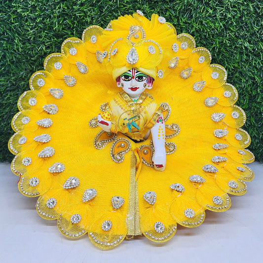 Beautiful yellow dress for laddu gopal ji
