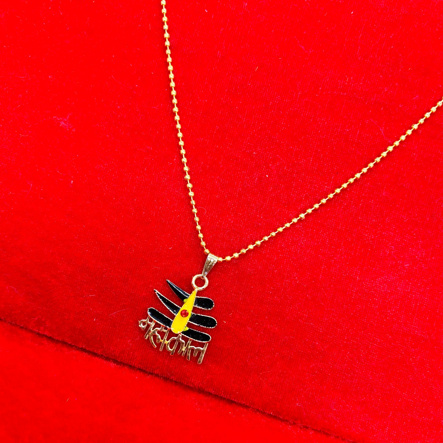 Mahakaal locket with chain