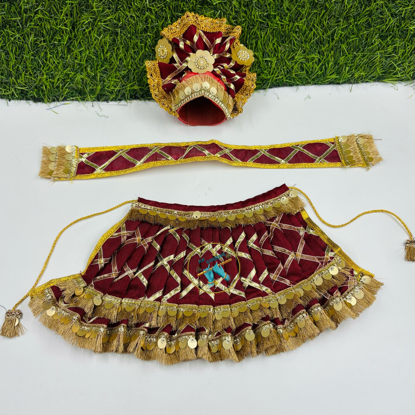 mehroon-gotapatti-khatu-shyam-ji-dress