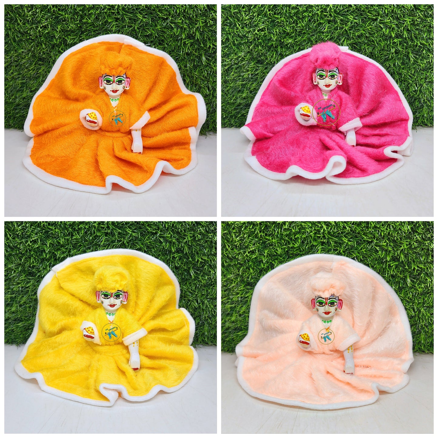 Cute Winter Special Dress Pack of 4 ( Random color and print )