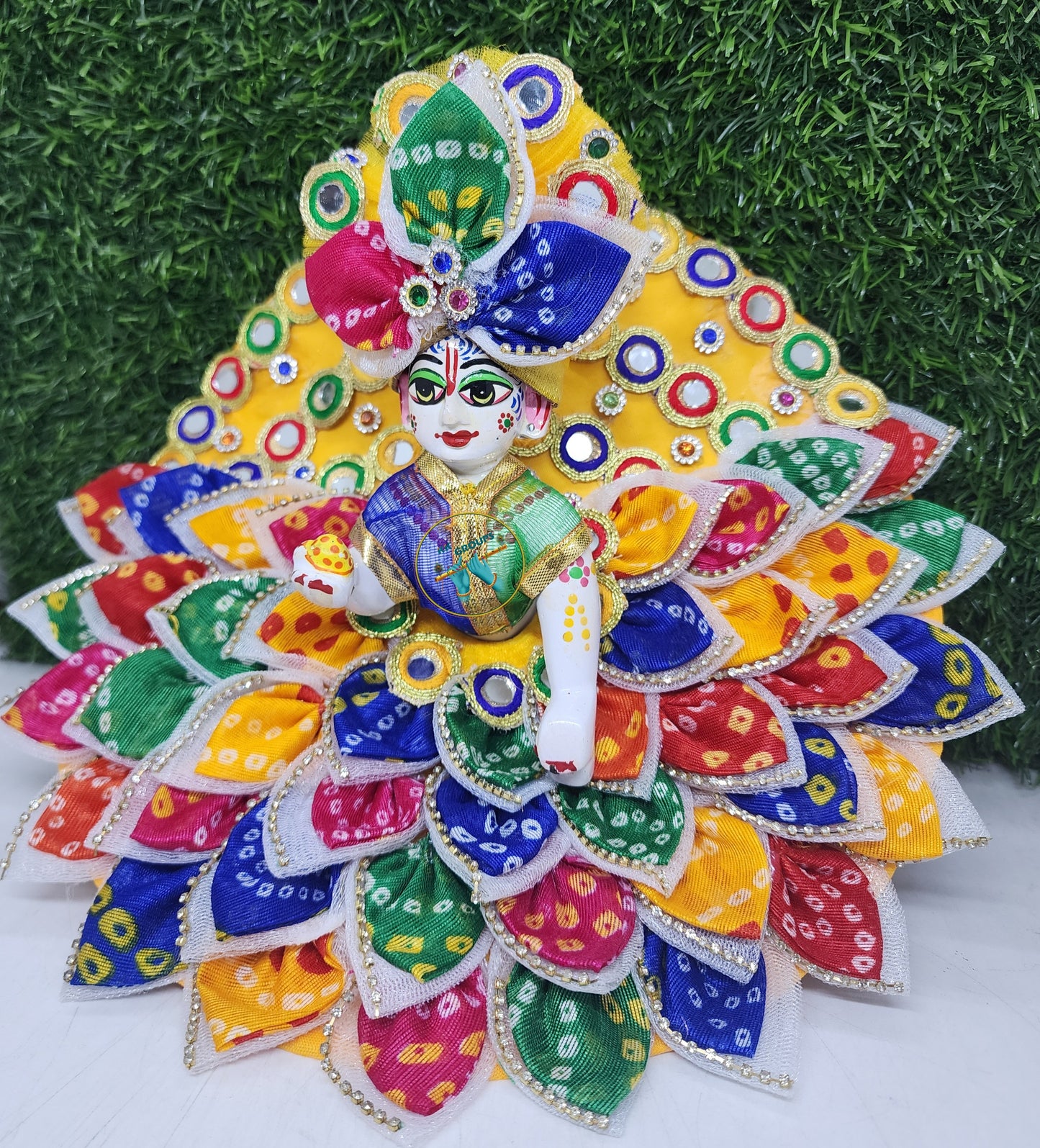 beautiful-multi-bandhej-dress-for-navratri