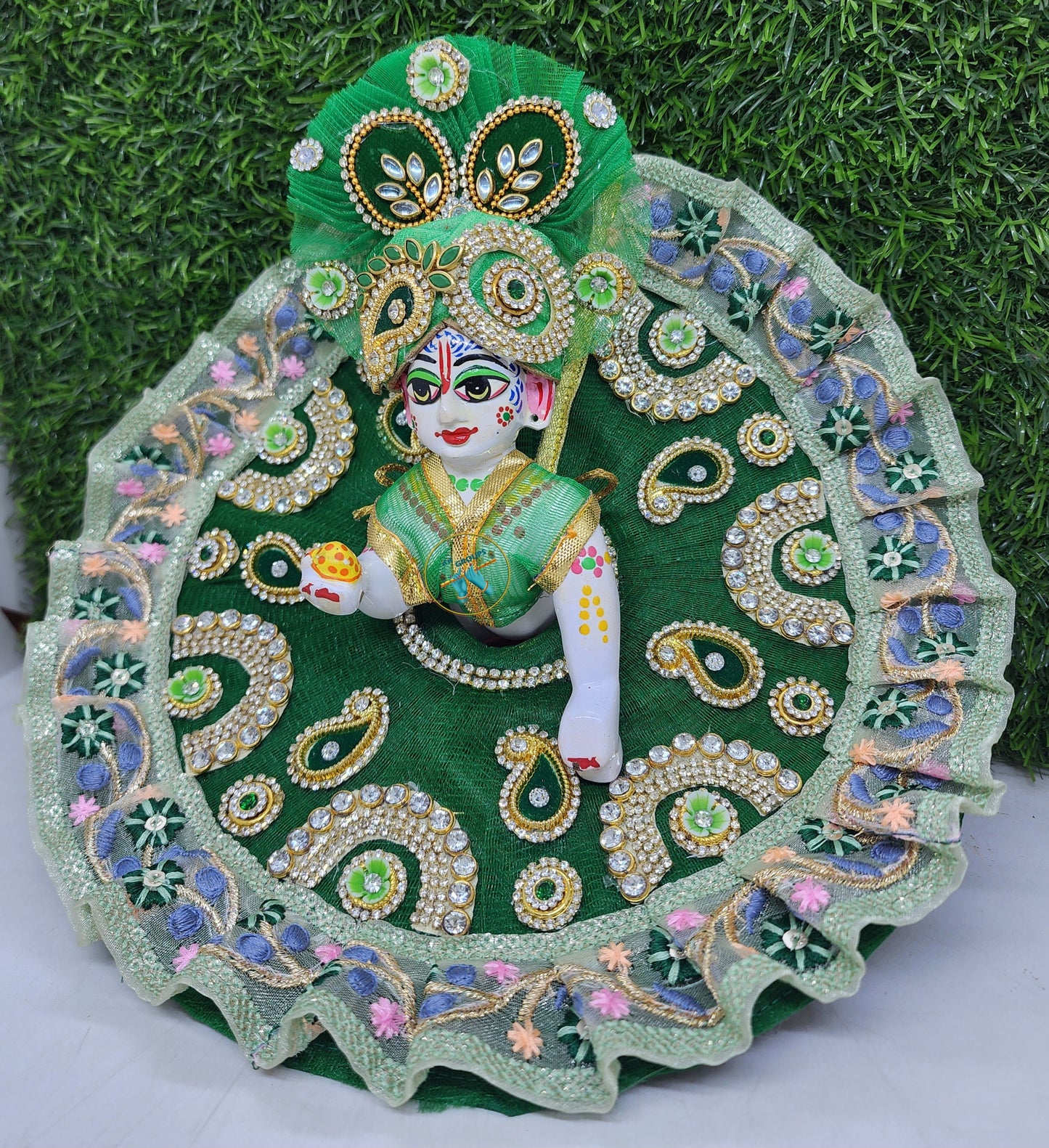 dark-green-heavy-dress-for-laddu-gopal-ji
