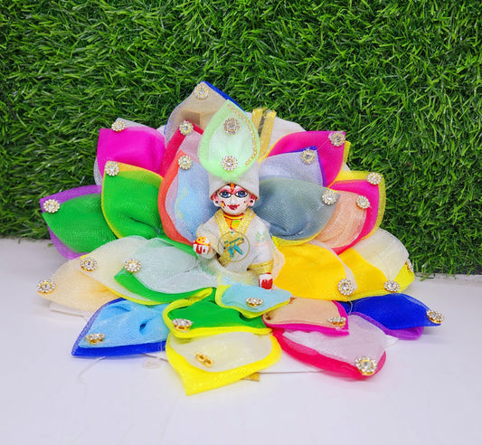 Holi special multicolour dress for laddu gopal ji