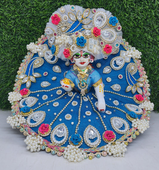 Beatuiful morpankhi dress  for laddu gopal ji