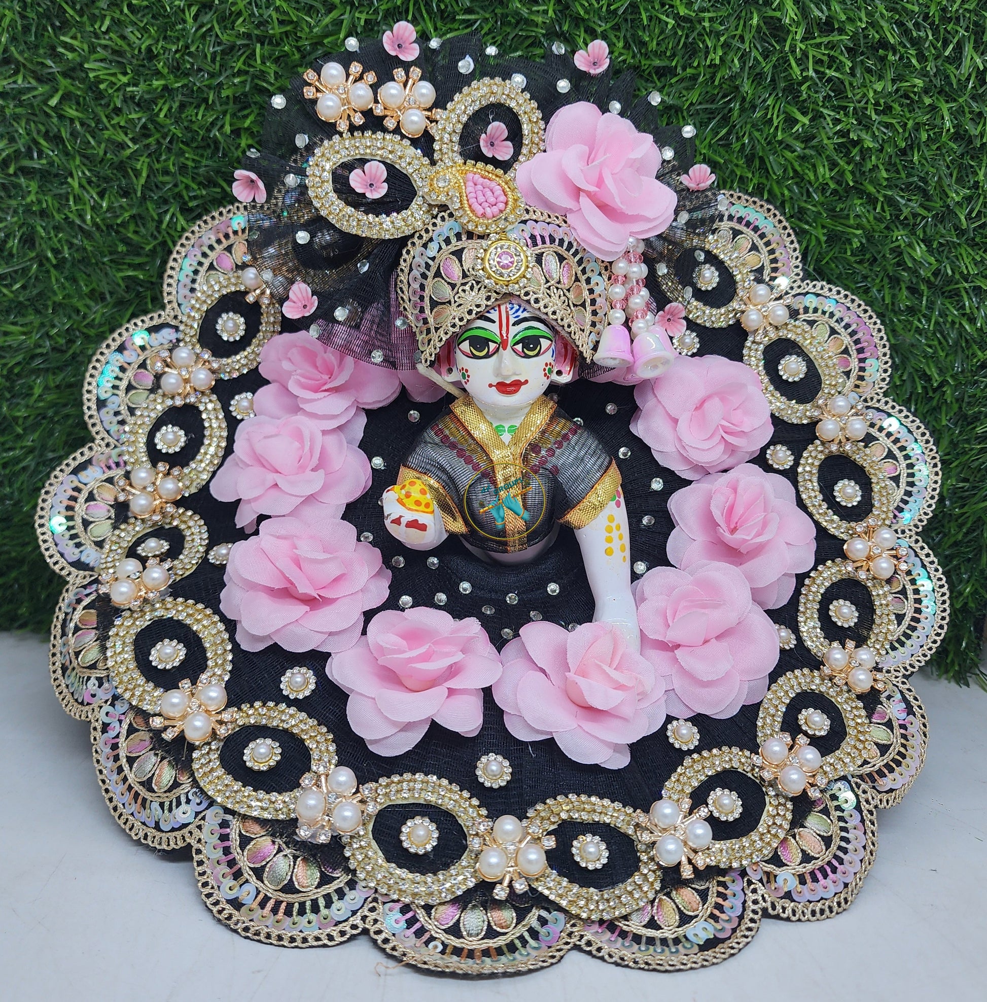 Black dress for laddu gopal ji