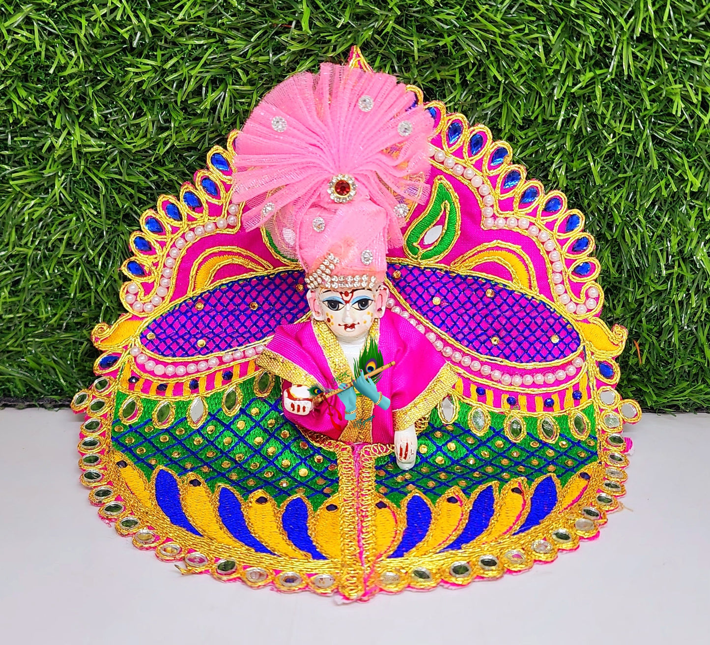 laddu gopal unique design in embroidery