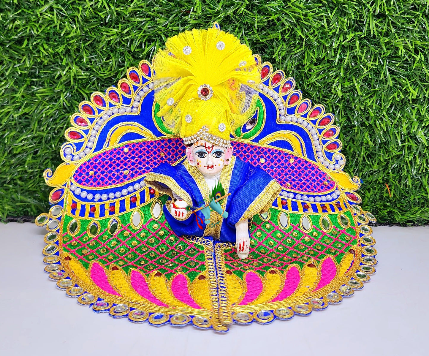 laddu gopal unique design in embroidery