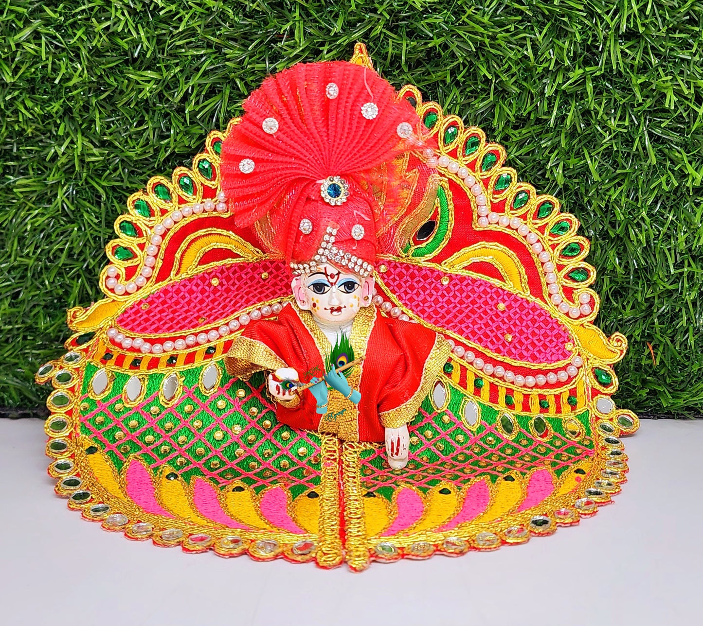 laddu gopal unique design in embroidery