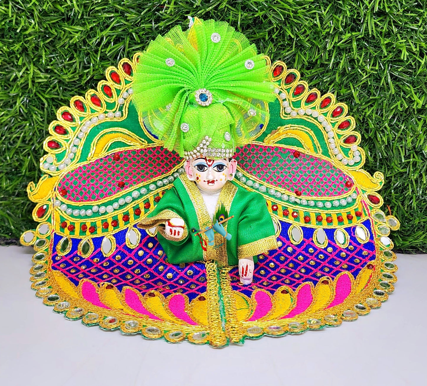 laddu gopal unique design in embroidery