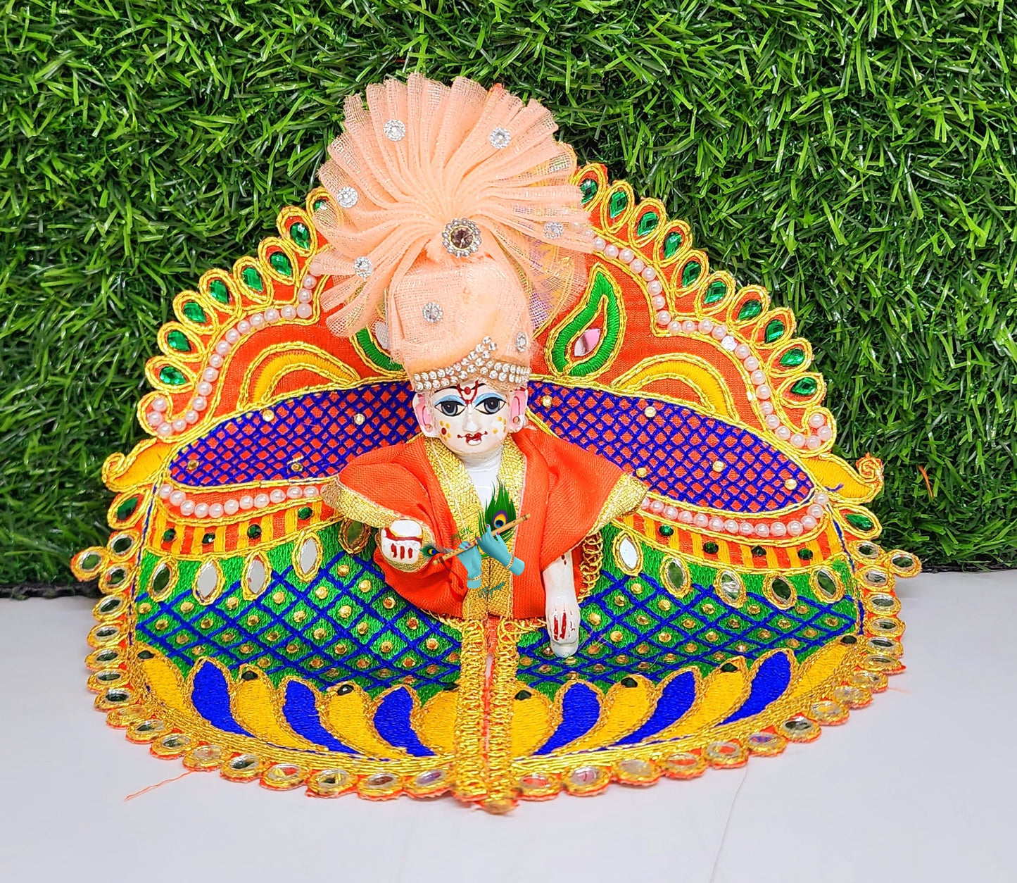 laddu gopal unique design in embroidery