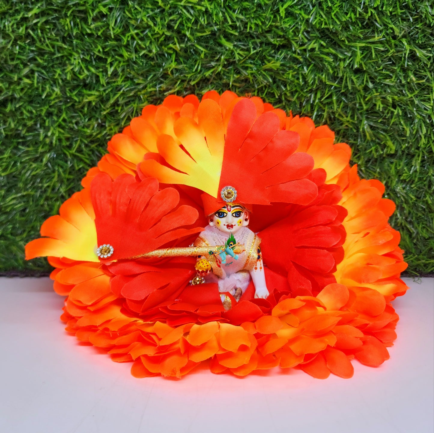laddu gopal beautiful flower dress