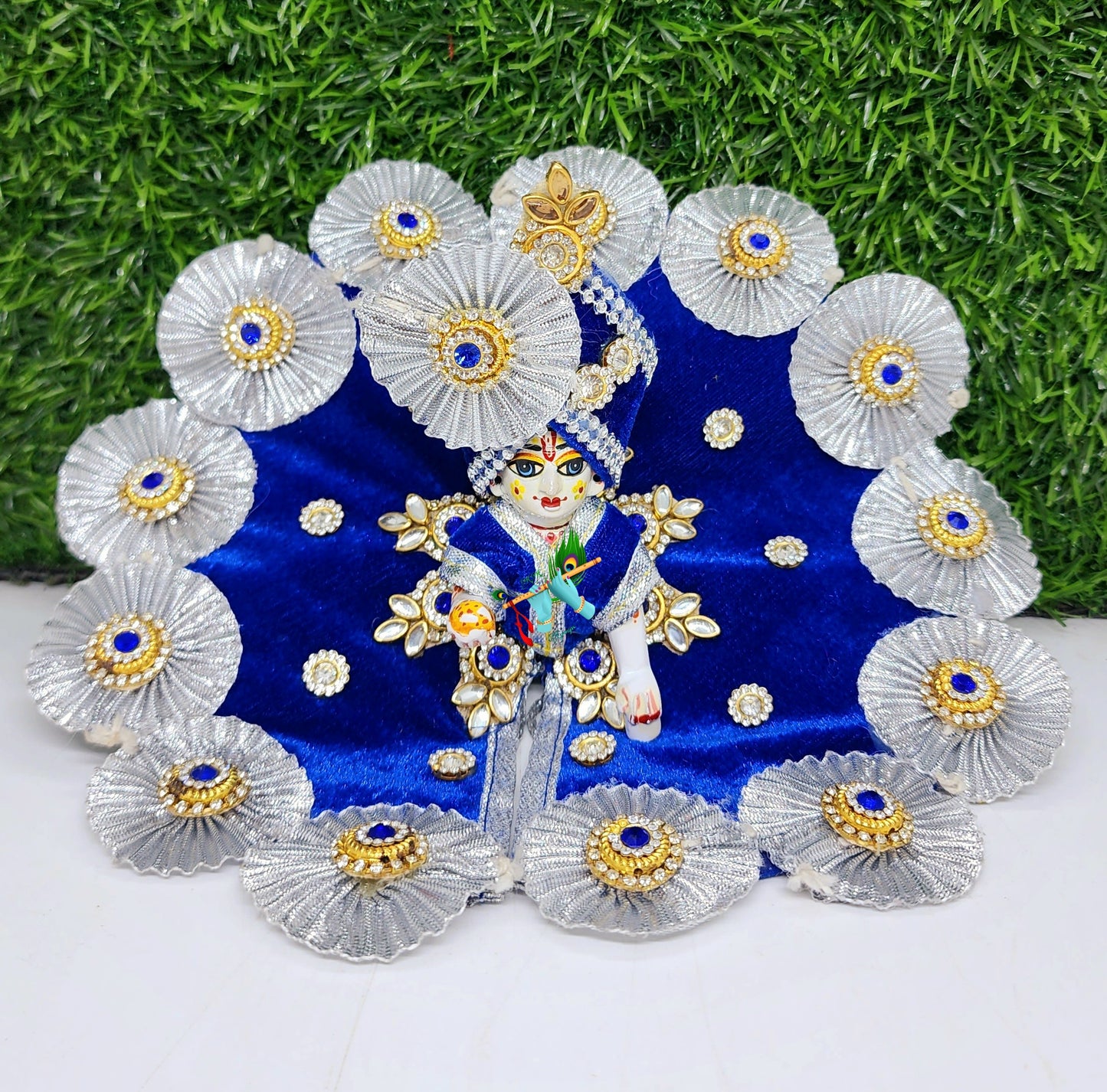 shaneel dress for laddu gopal ji , kanha ji with pagdi