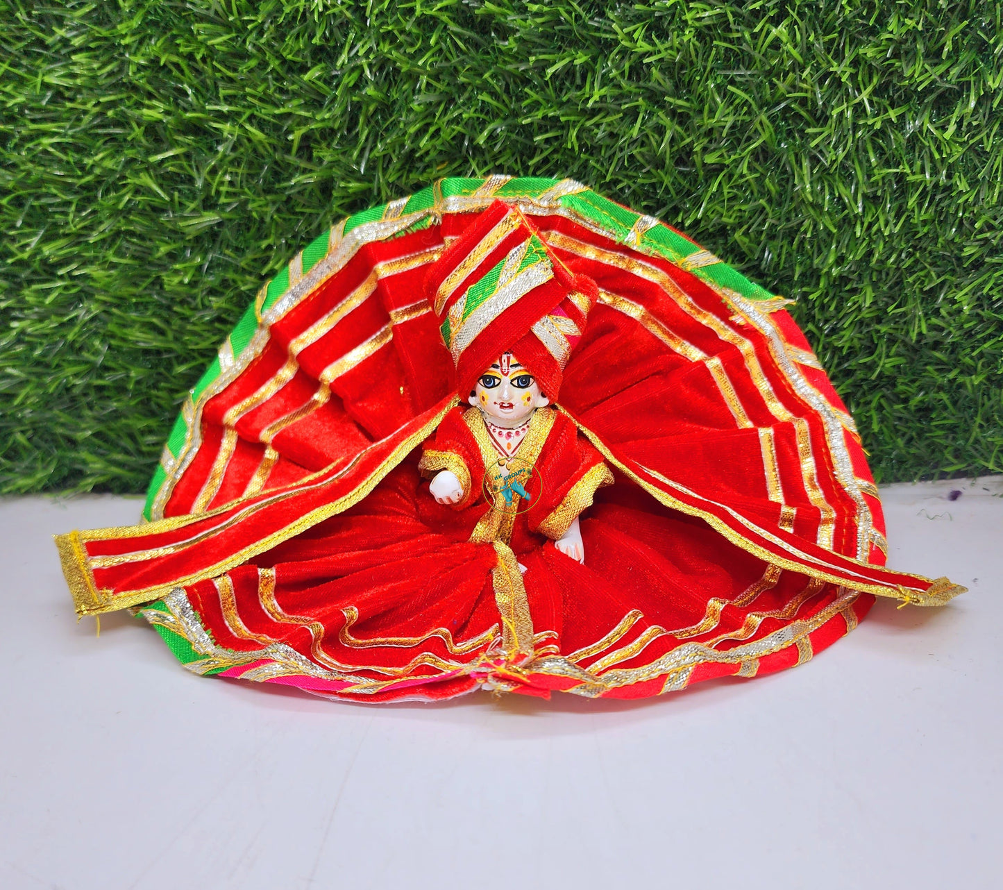 Red Color Winter Special Fancy Washable Dress