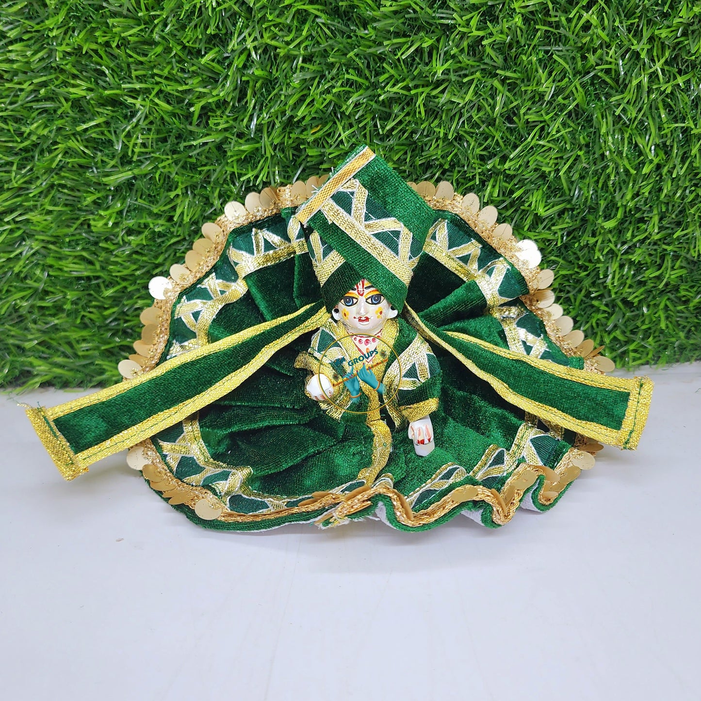 Dark green Winter Special Fancy Washable Dress