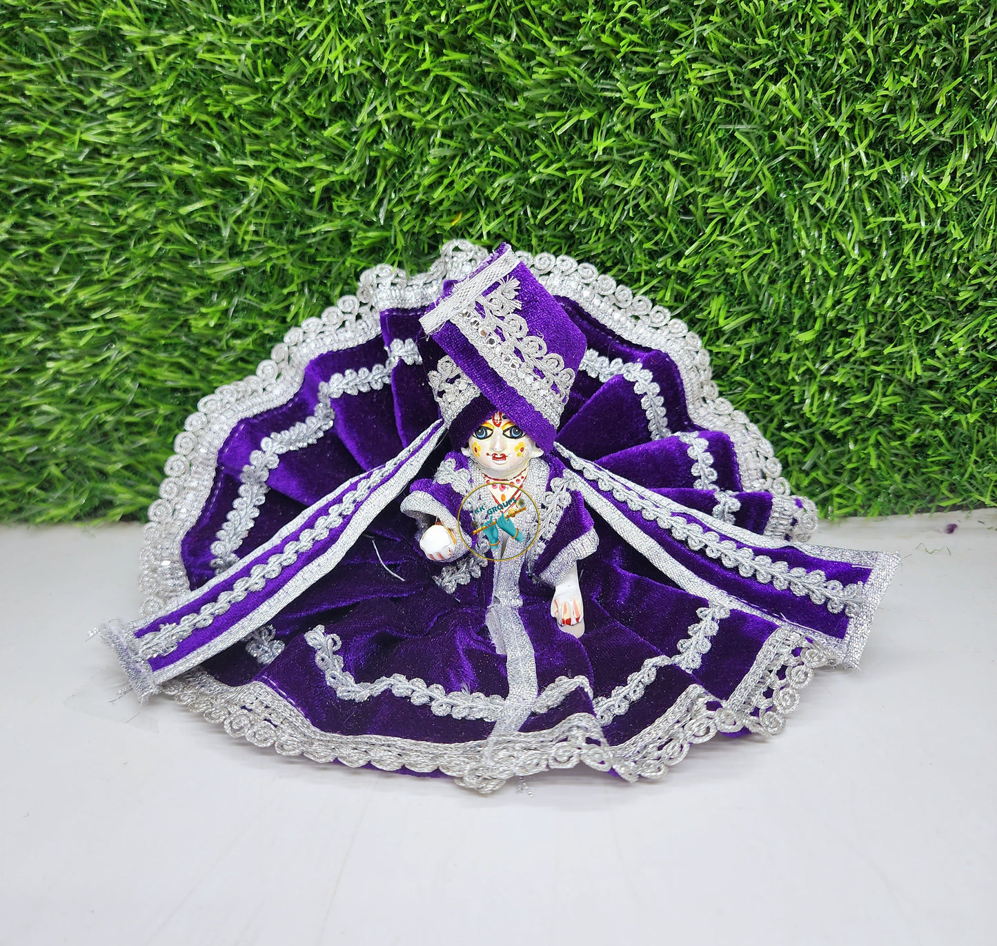 Purple Winter Special Fancy Washable Dress