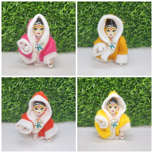 Laddu Gopal Monkey Suit Pack of 4 [Random Color]