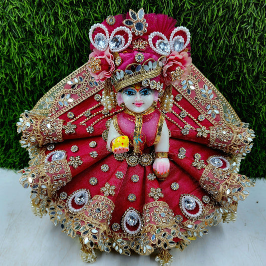 Rani Festive Special Heavy Dress for Laddu Gopal Ji