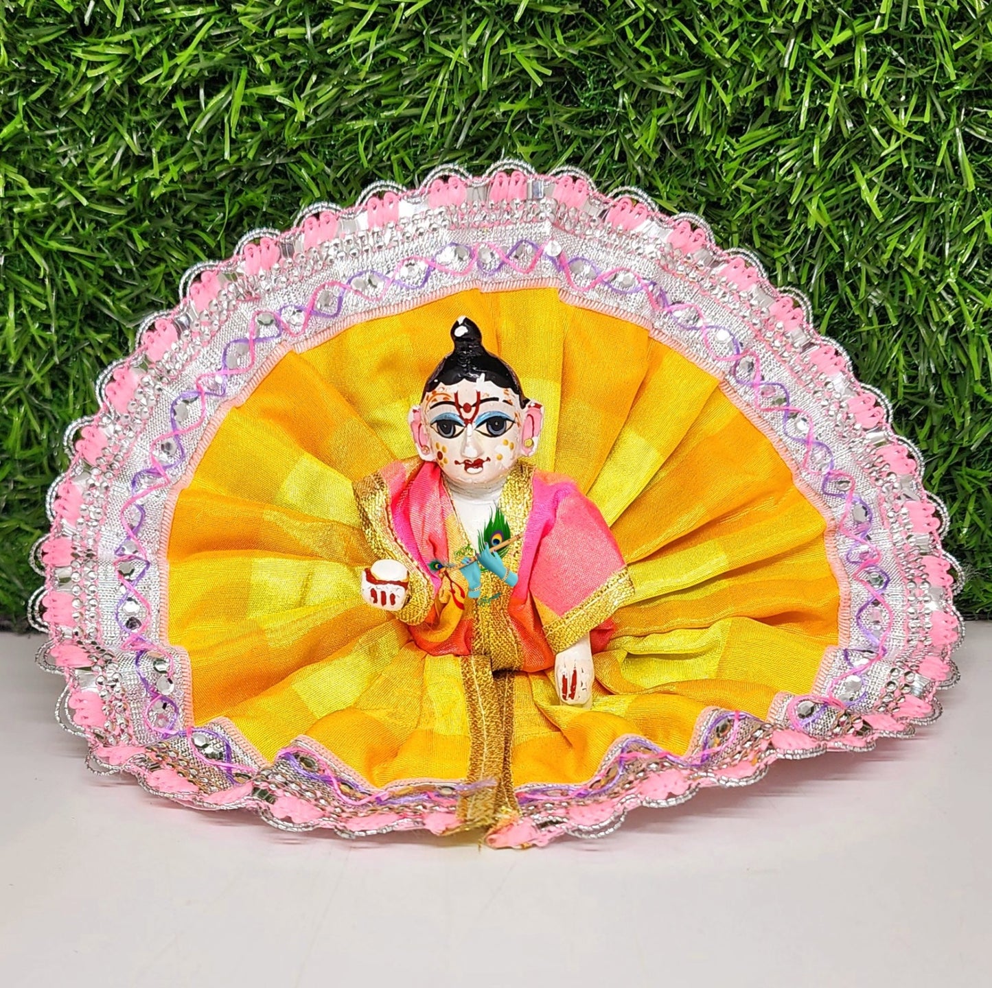 laddu gopal lace design fancy dress