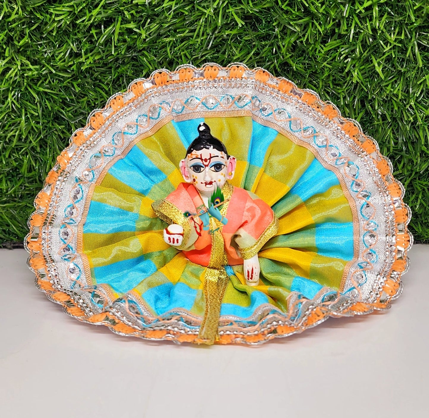 laddu gopal lace design fancy dress