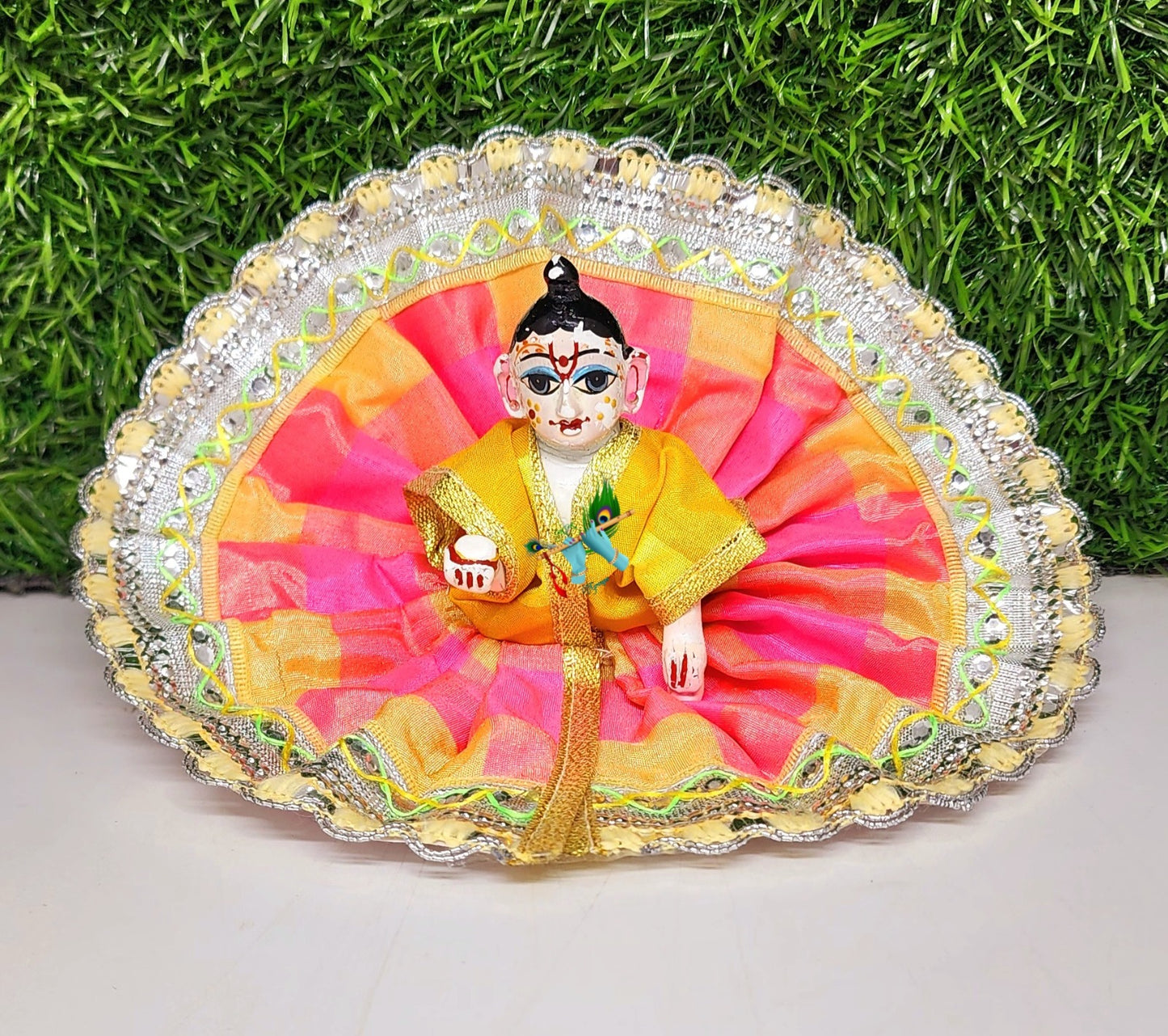 laddu gopal lace design fancy dress