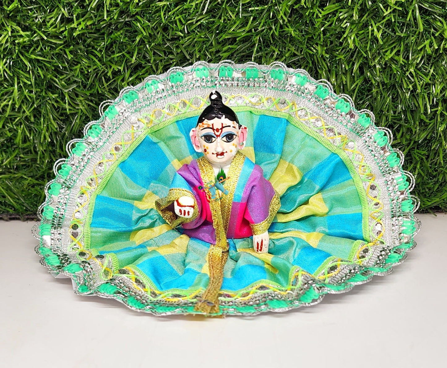 laddu gopal lace design fancy dress