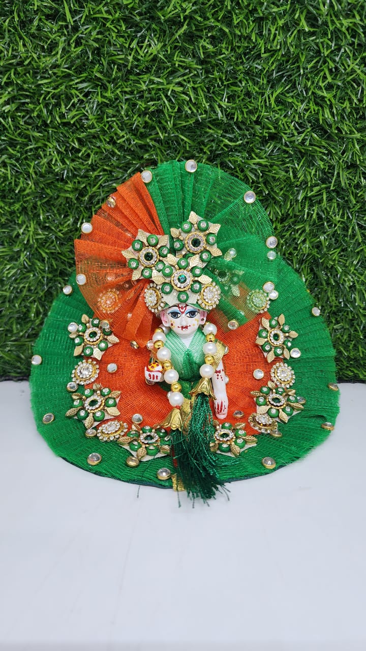 laddu gopal heavy dress with pagdi and patka