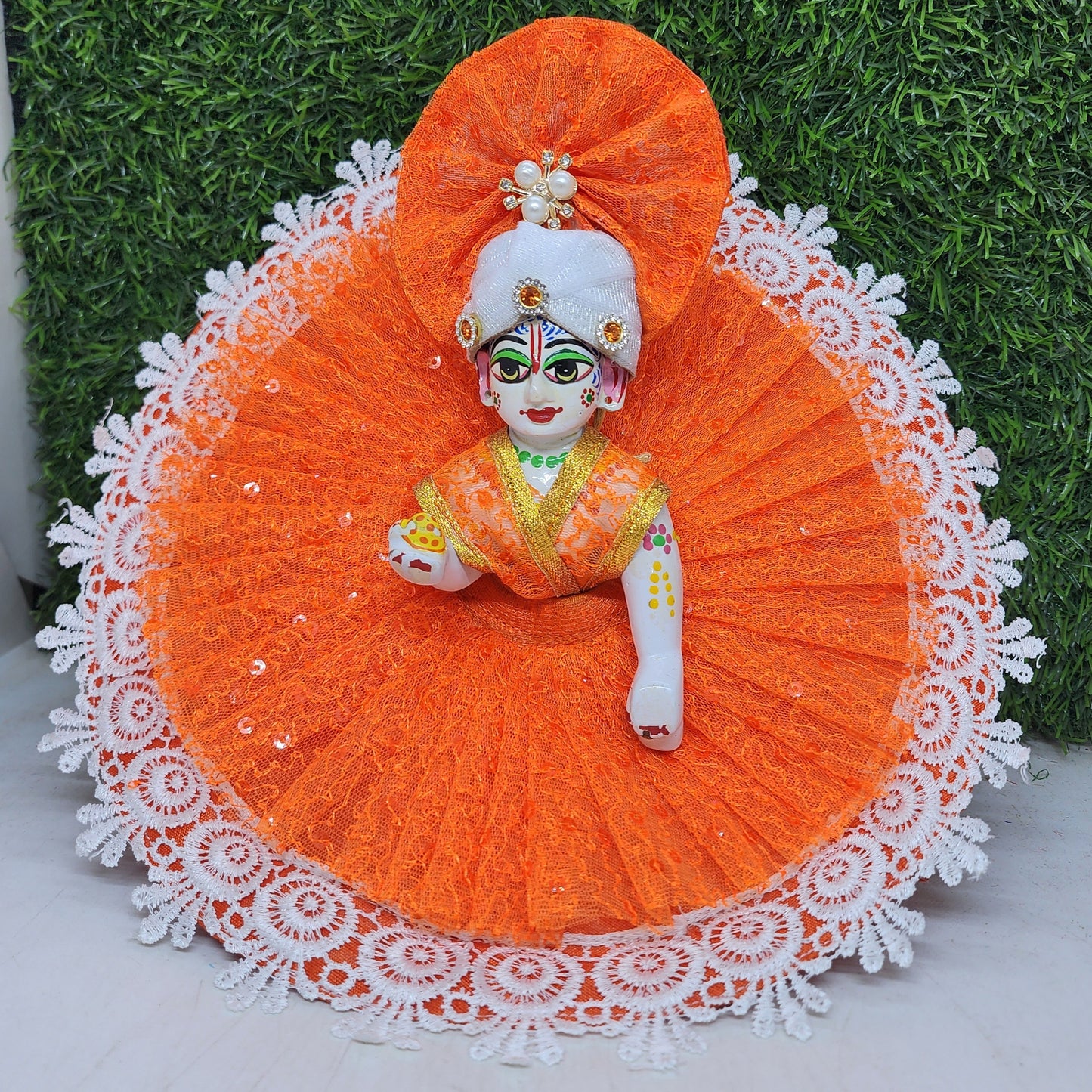 Beautiful net dress for laddu gopal ji
