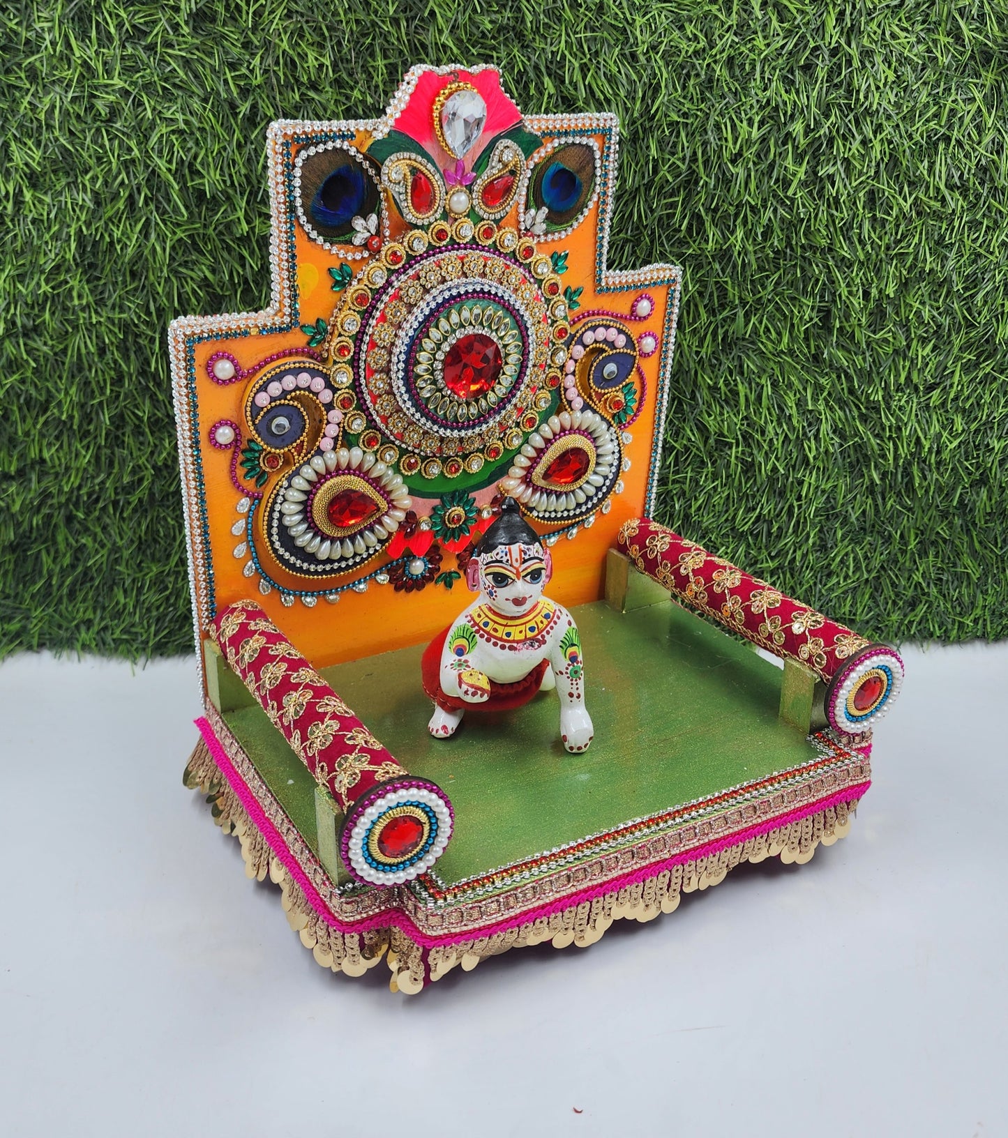 fancy-singhasan-for-laddu-gopal-ji-wooden-material-8