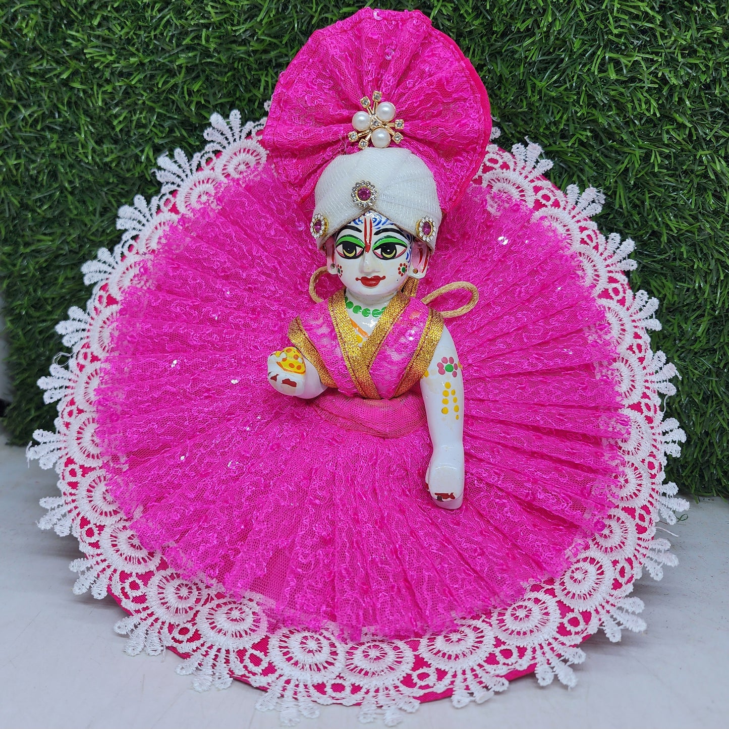 Beautiful net dress for laddu gopal ji